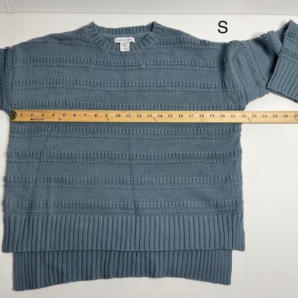 Cupcake And Cashmere Chunky Cable Knit High Low Sweater Oversized Size Small - Picture 5 of 8